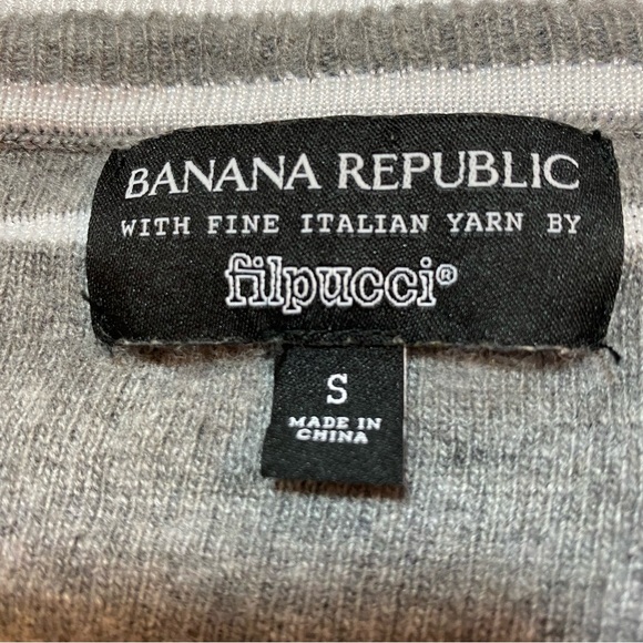 Banana Republic Merino, Cashmere, Rayon Blend Sweater Filpucci yarn EUC … - Picture 7 of 9